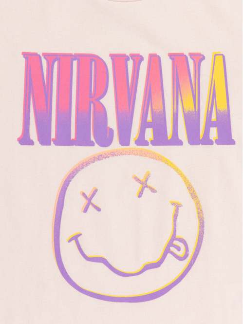 Tee-shirt Nirvana fille...