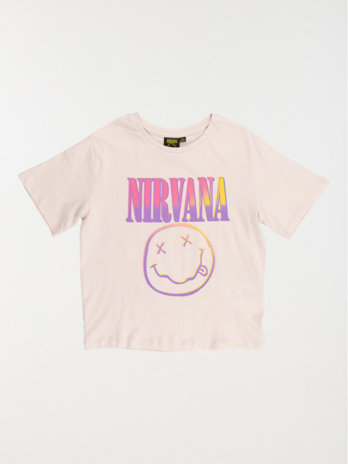 Tee-shirt Nirvana fille...