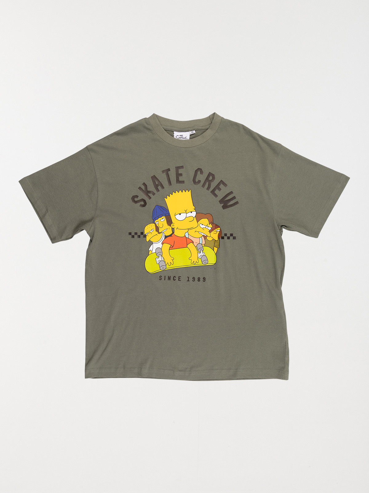 T-shirt Bart Simpson crew garçon (XXS-M)