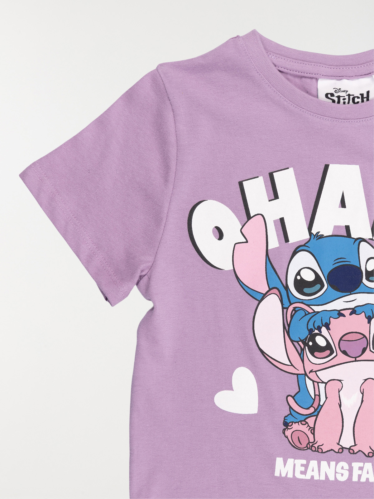 T-shirt Stitch et Angel fille (4-12A)