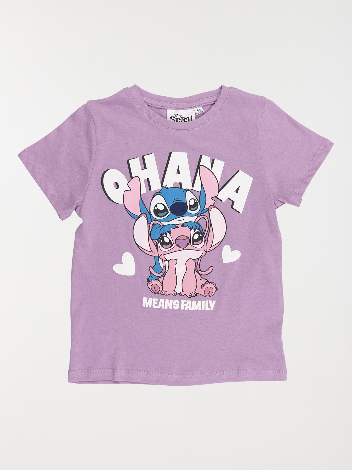 T-shirt Stitch et Angel fille (4-12A)