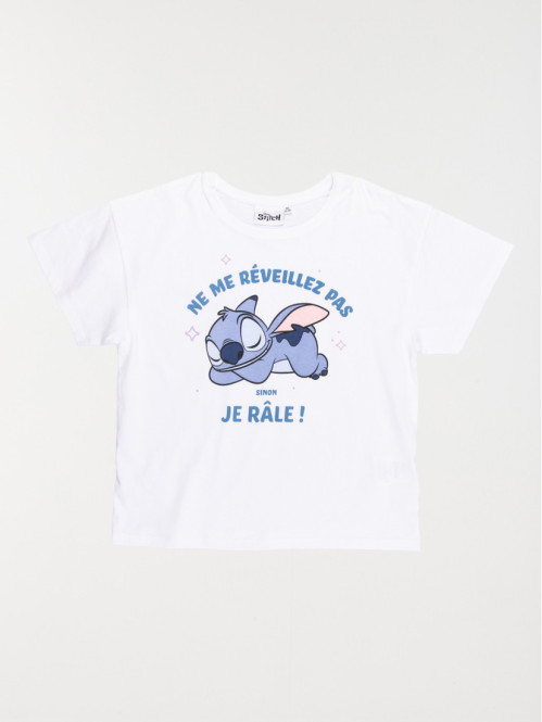 Pyjashort Stitch fille (XXS-M)