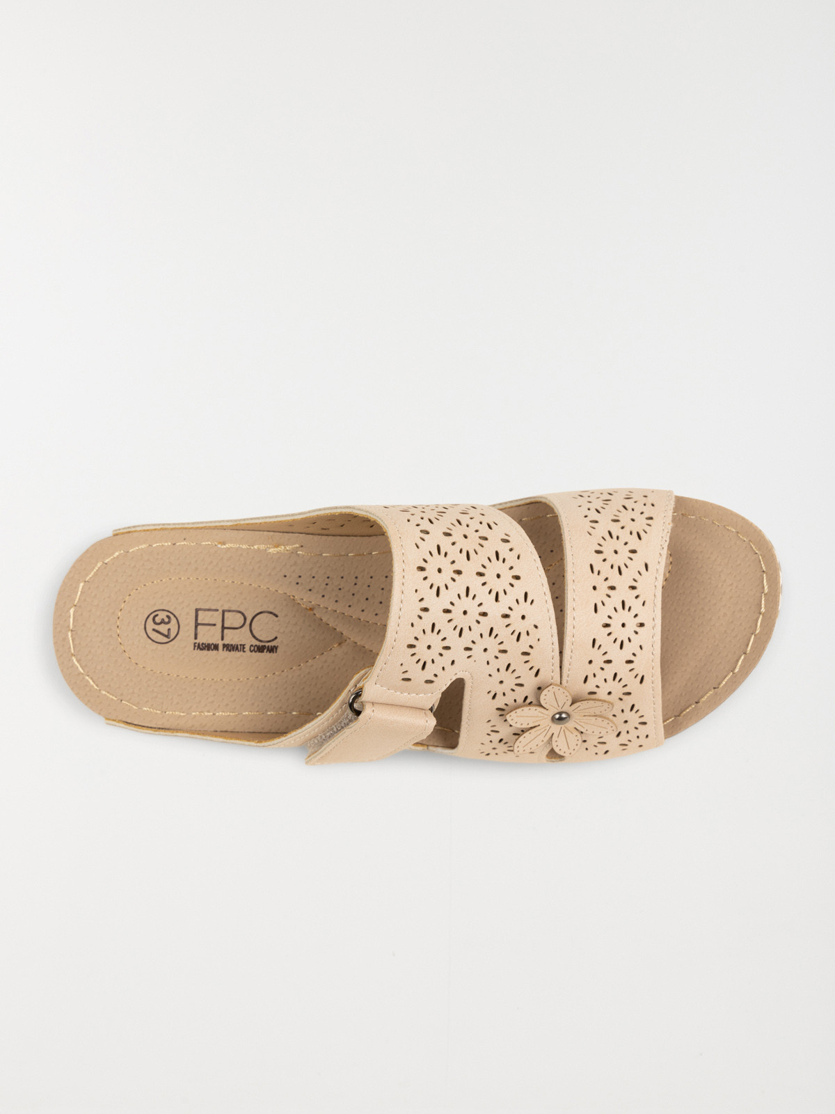 Mule confort beige femme (36-41)