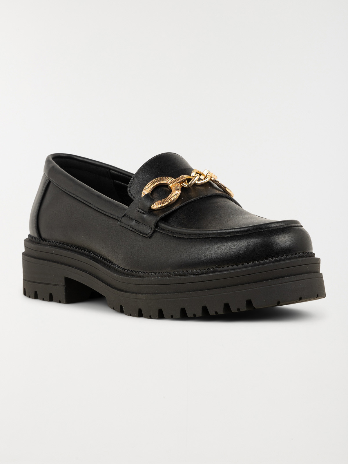 Mocassins coloris noir femme (36-41) Mocassins coloris noir femme (36-41)