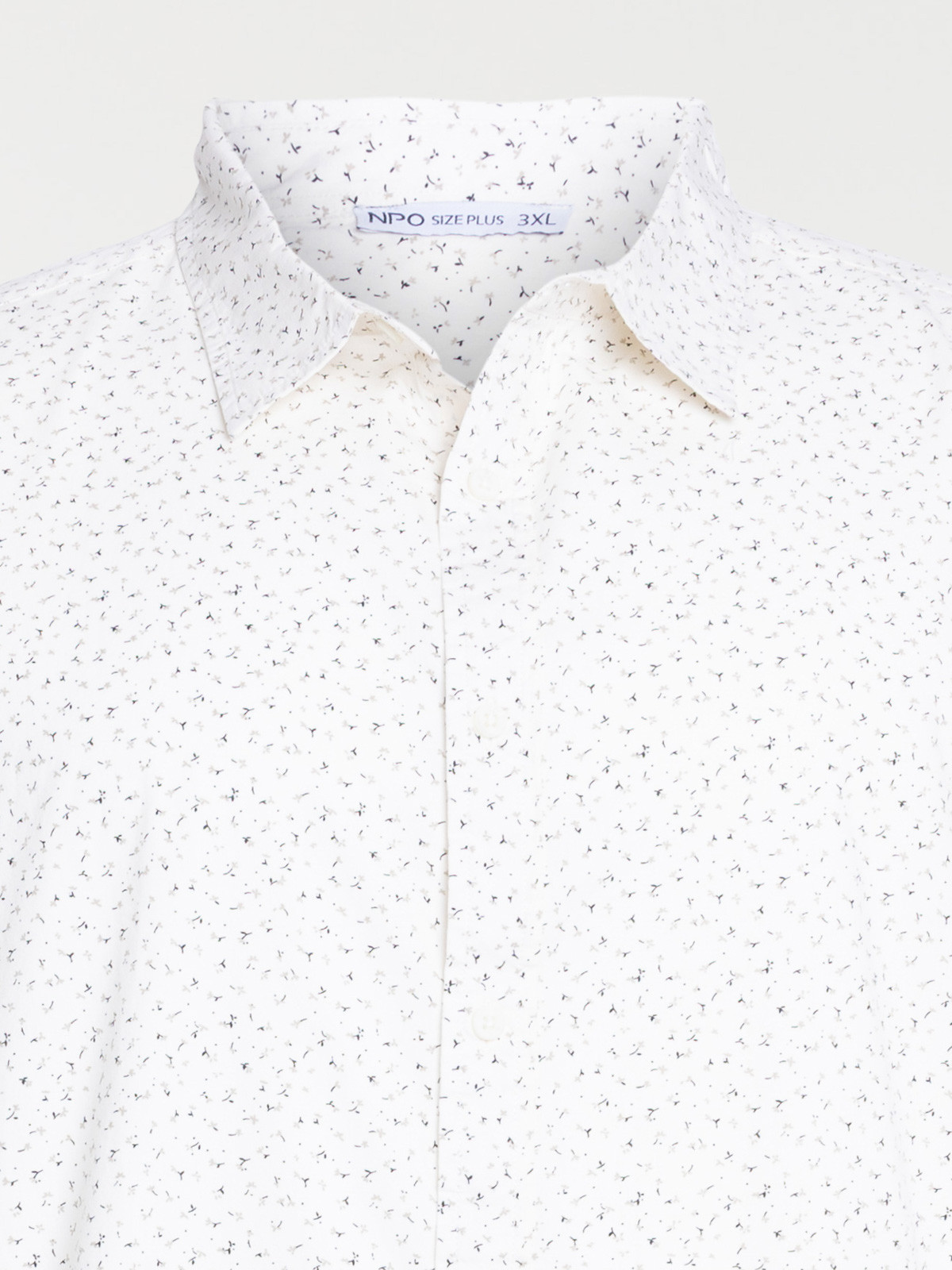 Chemise fleurs grande taille homme