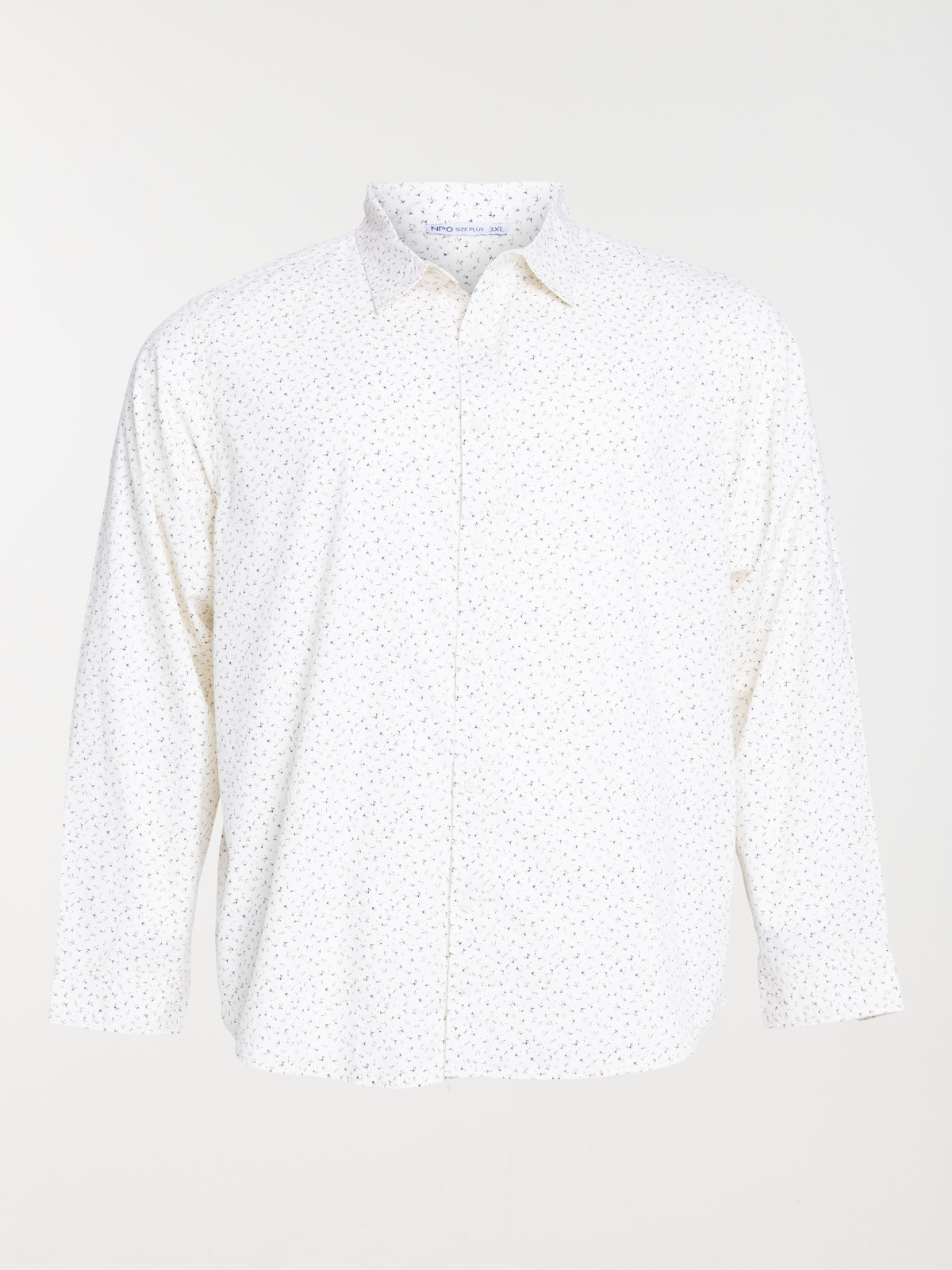 Chemise fleurs grande taille homme