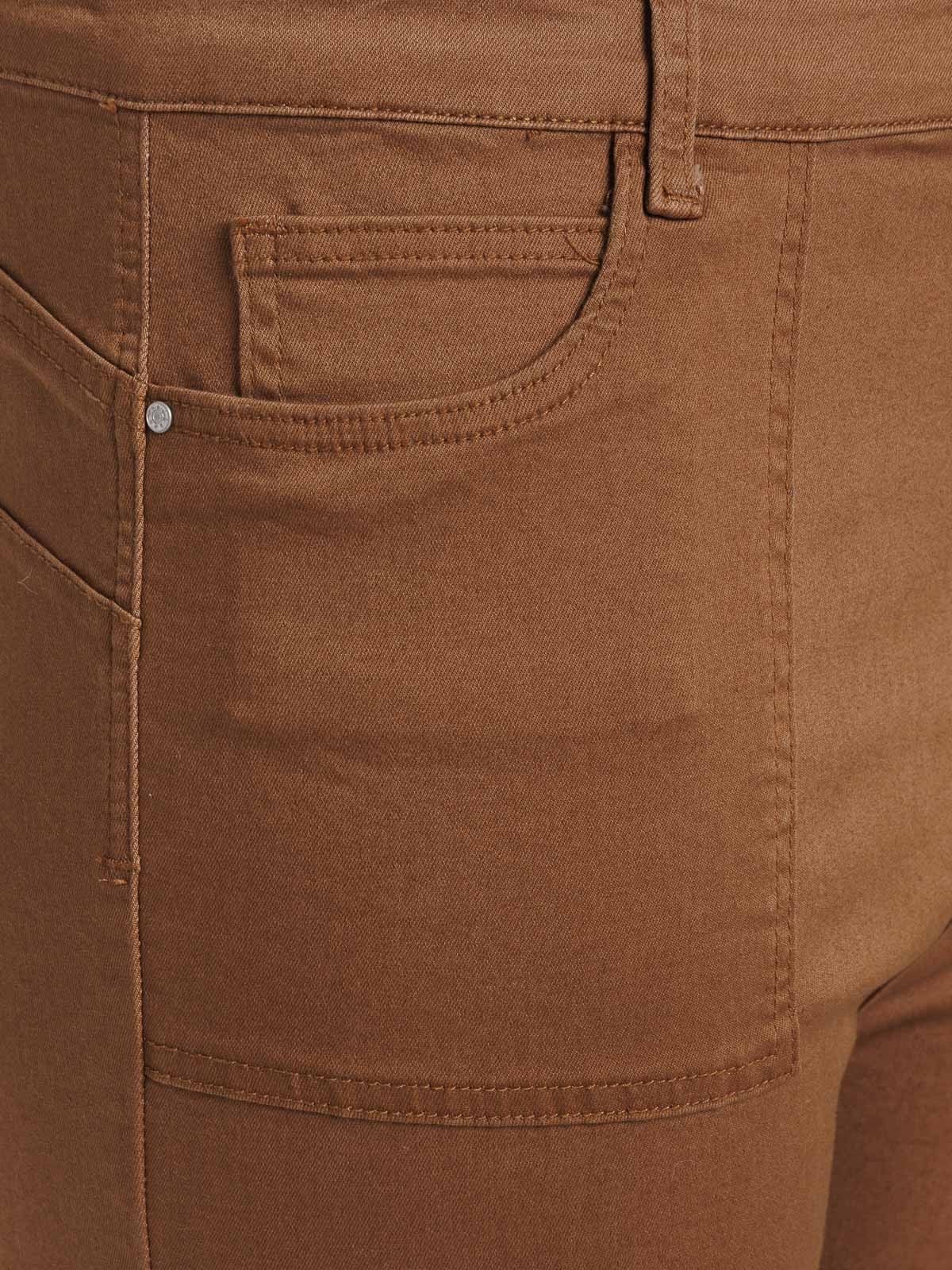 Pantalon camel foncé grande taille femme Pantalon camel foncé grande taille femme