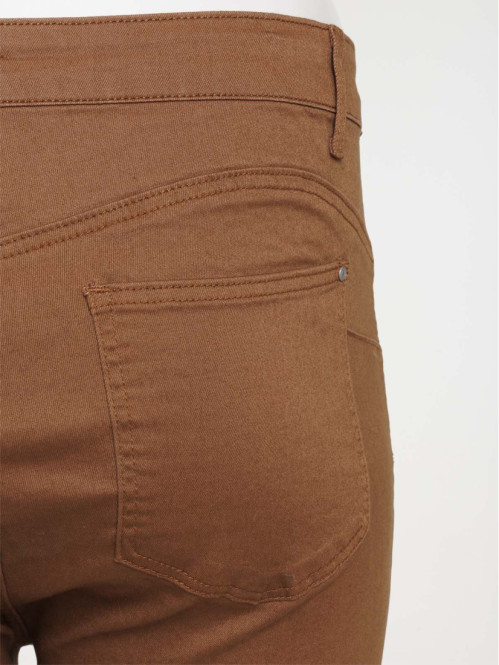 Pantalon camel foncé grande...