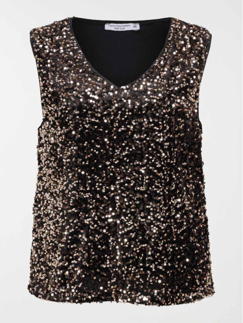 Top noir sequins grande...