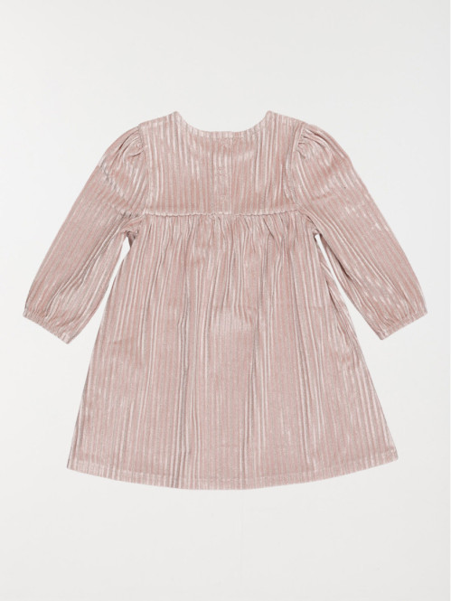 Robe velours plissée fille...