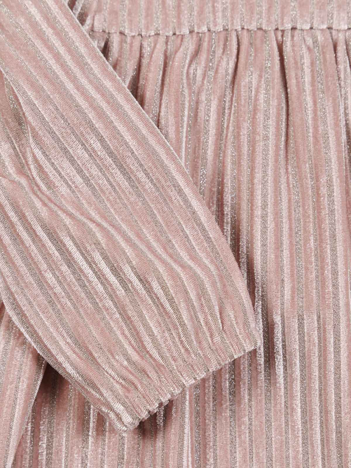 Robe velours plissée fille (3-36m)