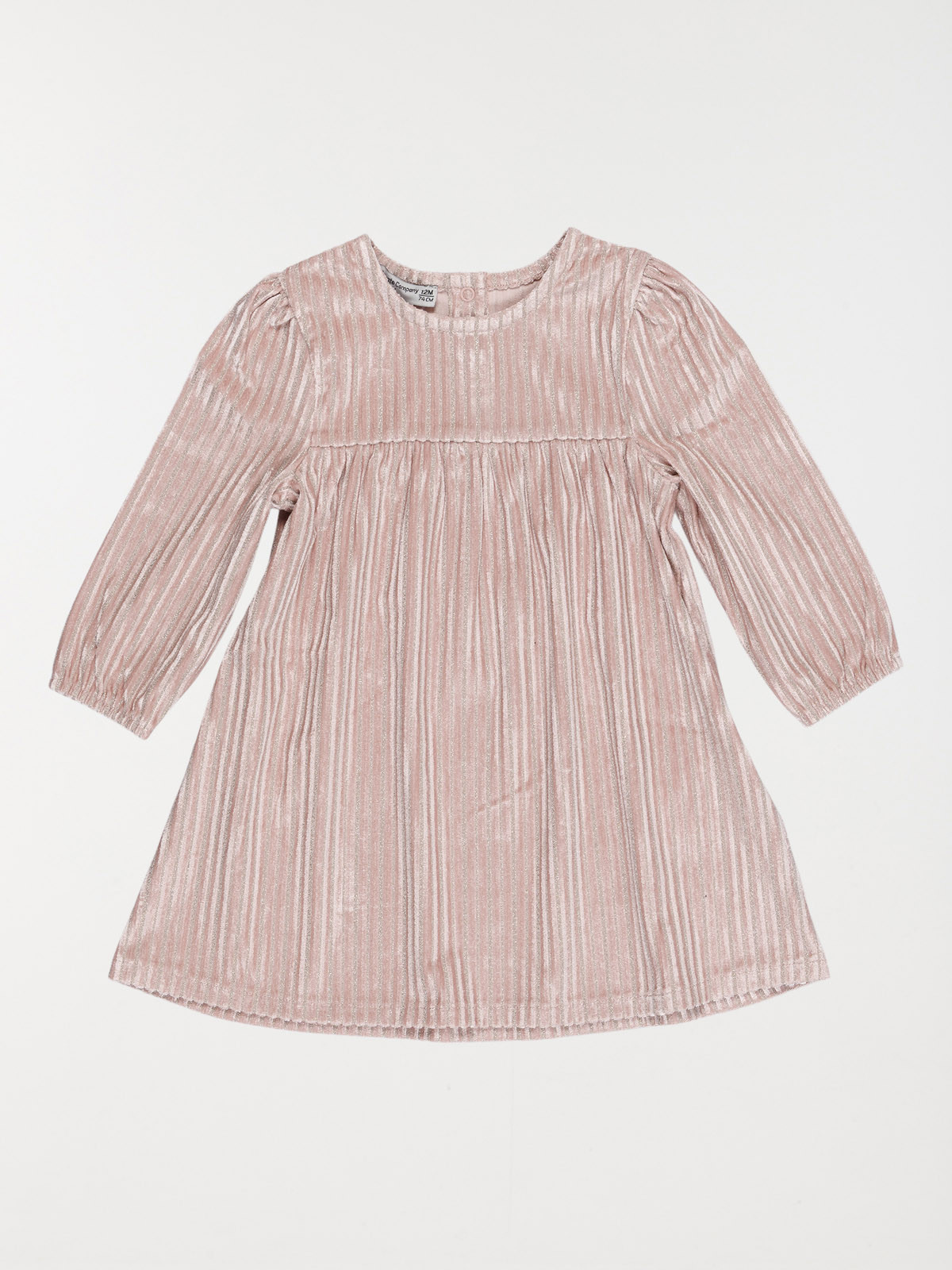 Robe velours plissée fille (3-36m)