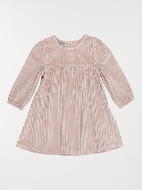 Robe velours plissée fille...