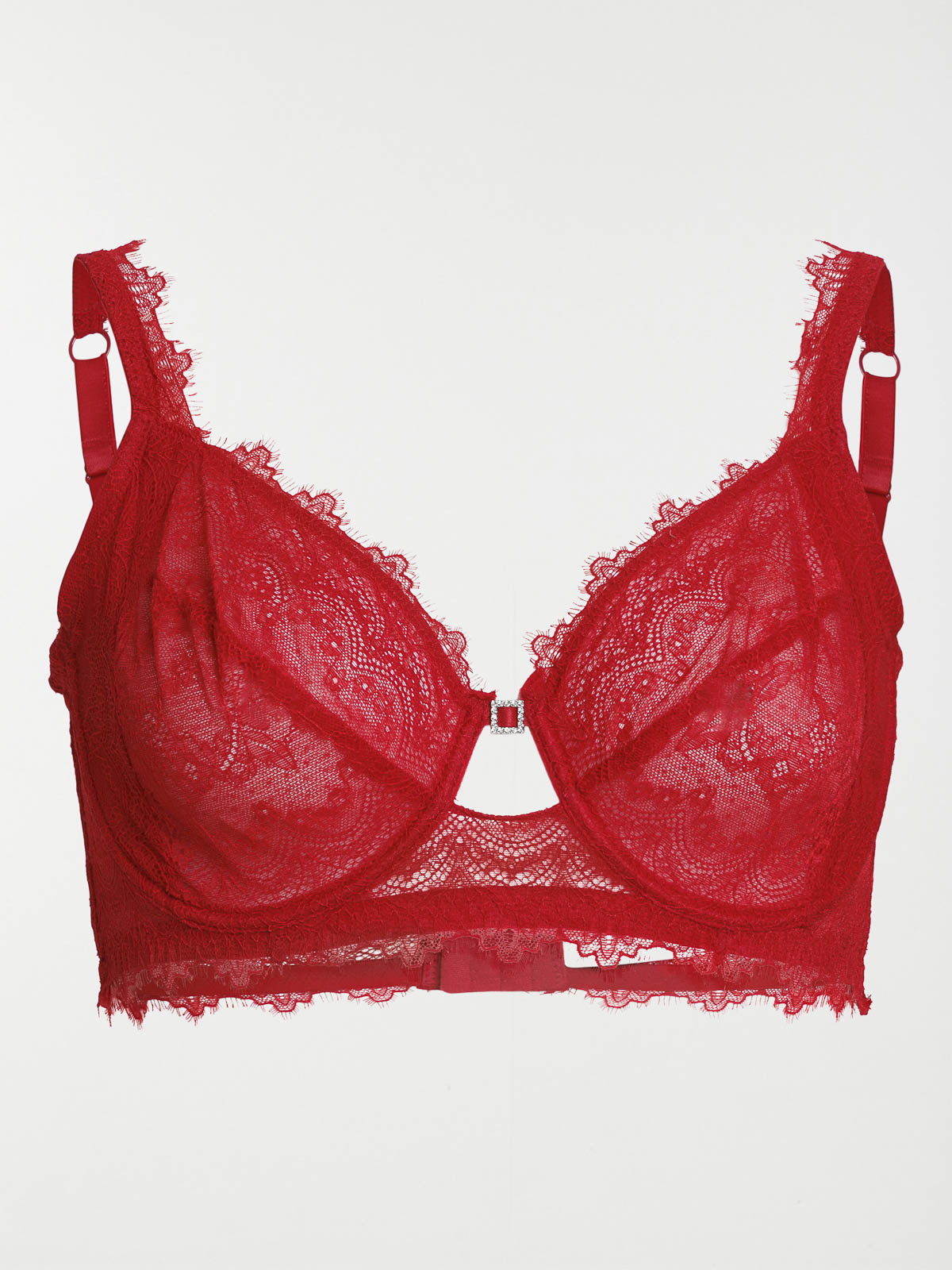 Soutien-gorge rouge grande taille femme