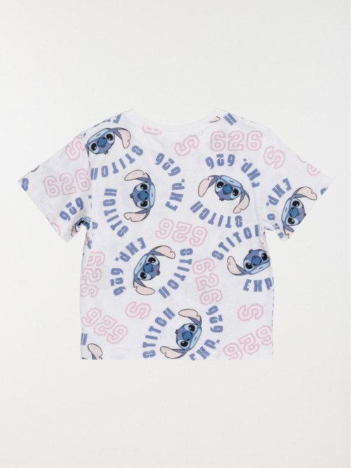 Tee-shirt Stitch blanc...