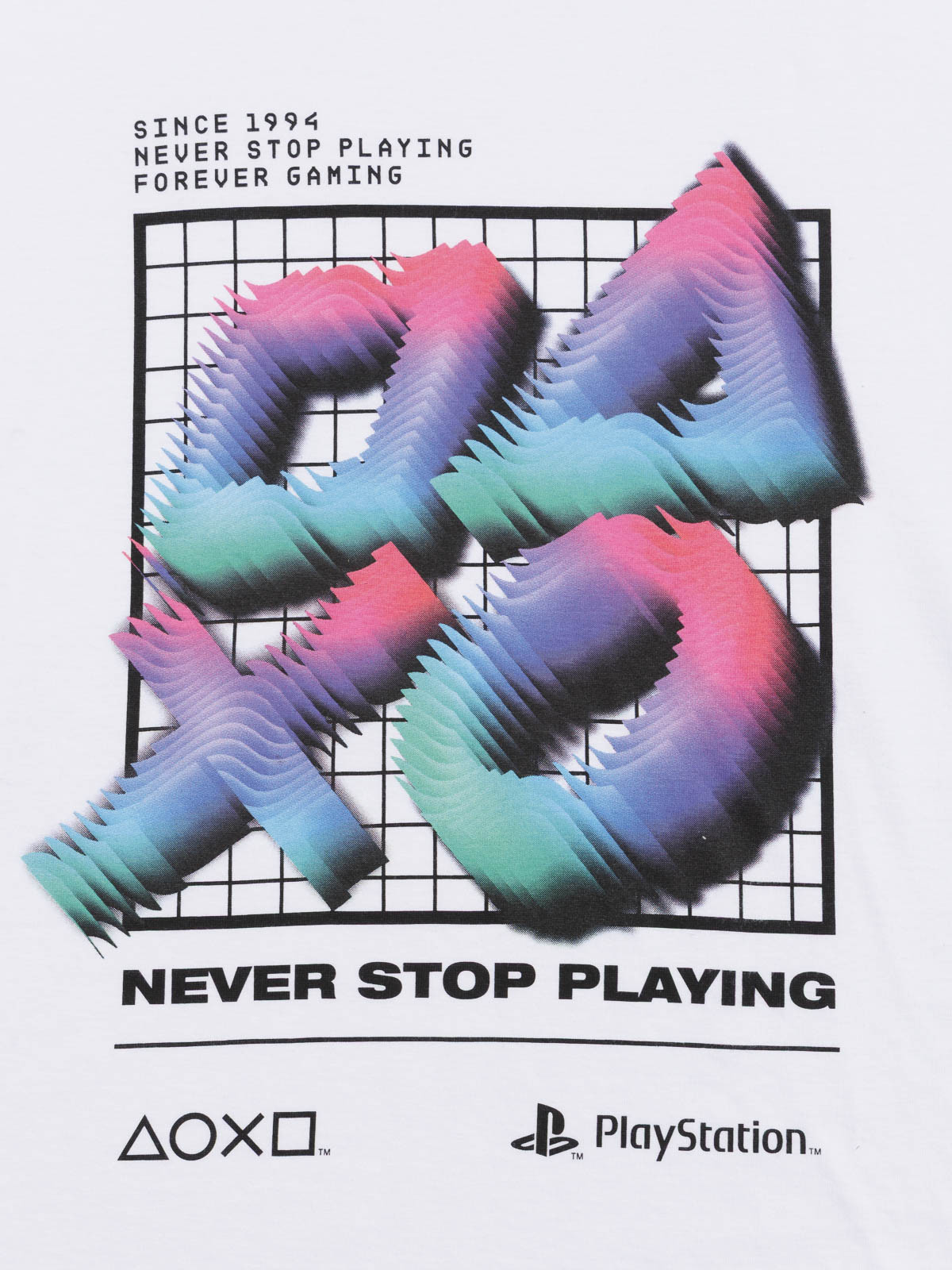 T-shirt Playstation blanc garçon (XXS-M) T-shirt Playstation blanc garçon (XXS-M)