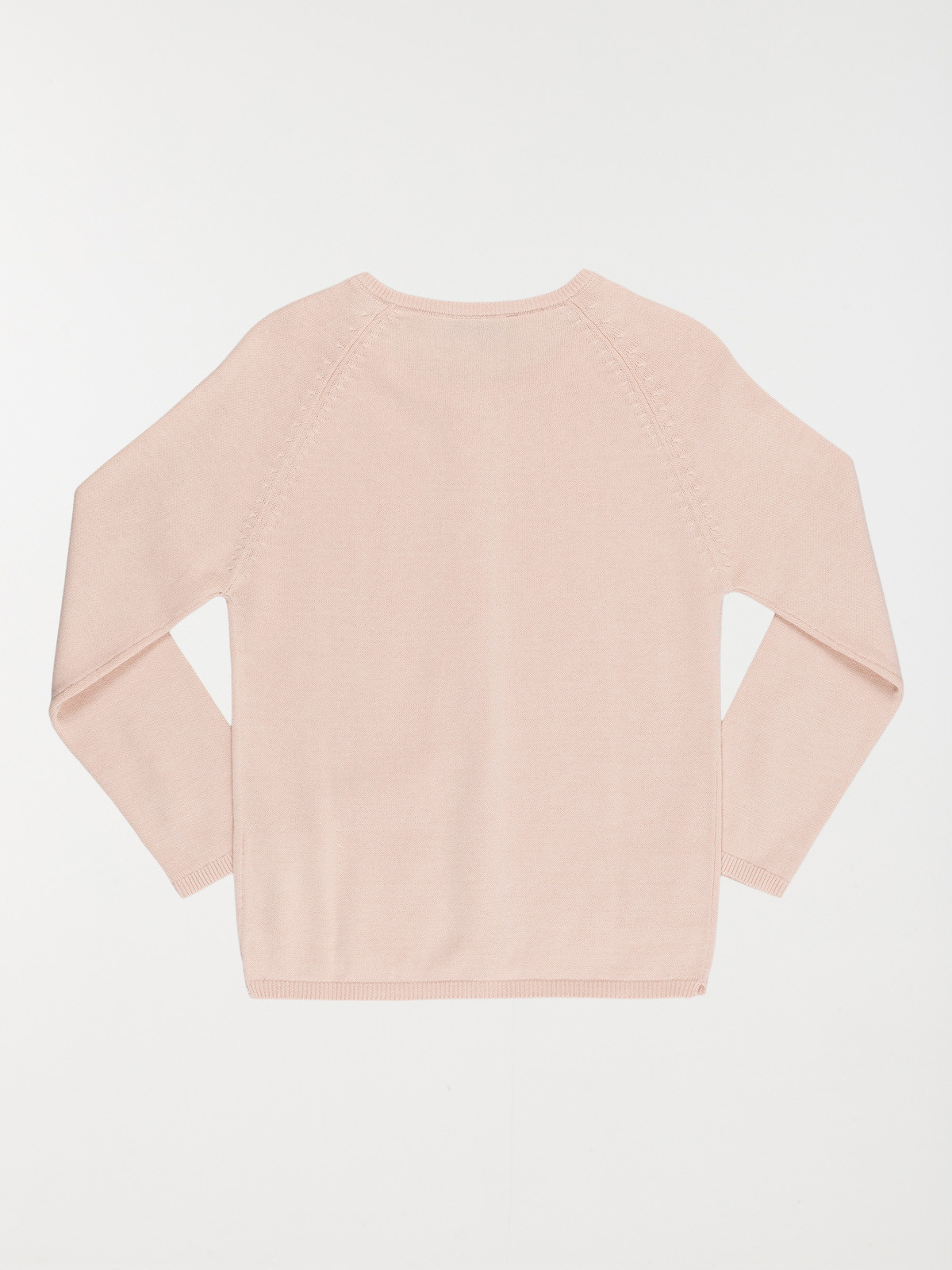 Gilet rose baroque uni fille (3-12A) Gilet rose baroque uni fille (3-12A)