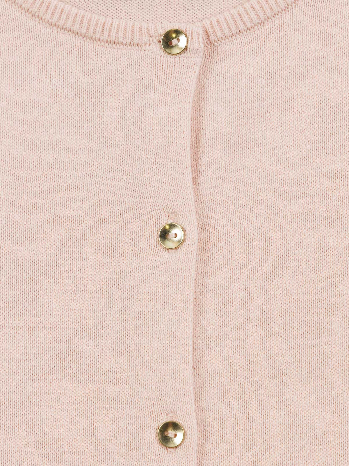 Gilet rose baroque uni fille (3-12A) Gilet rose baroque uni fille (3-12A)