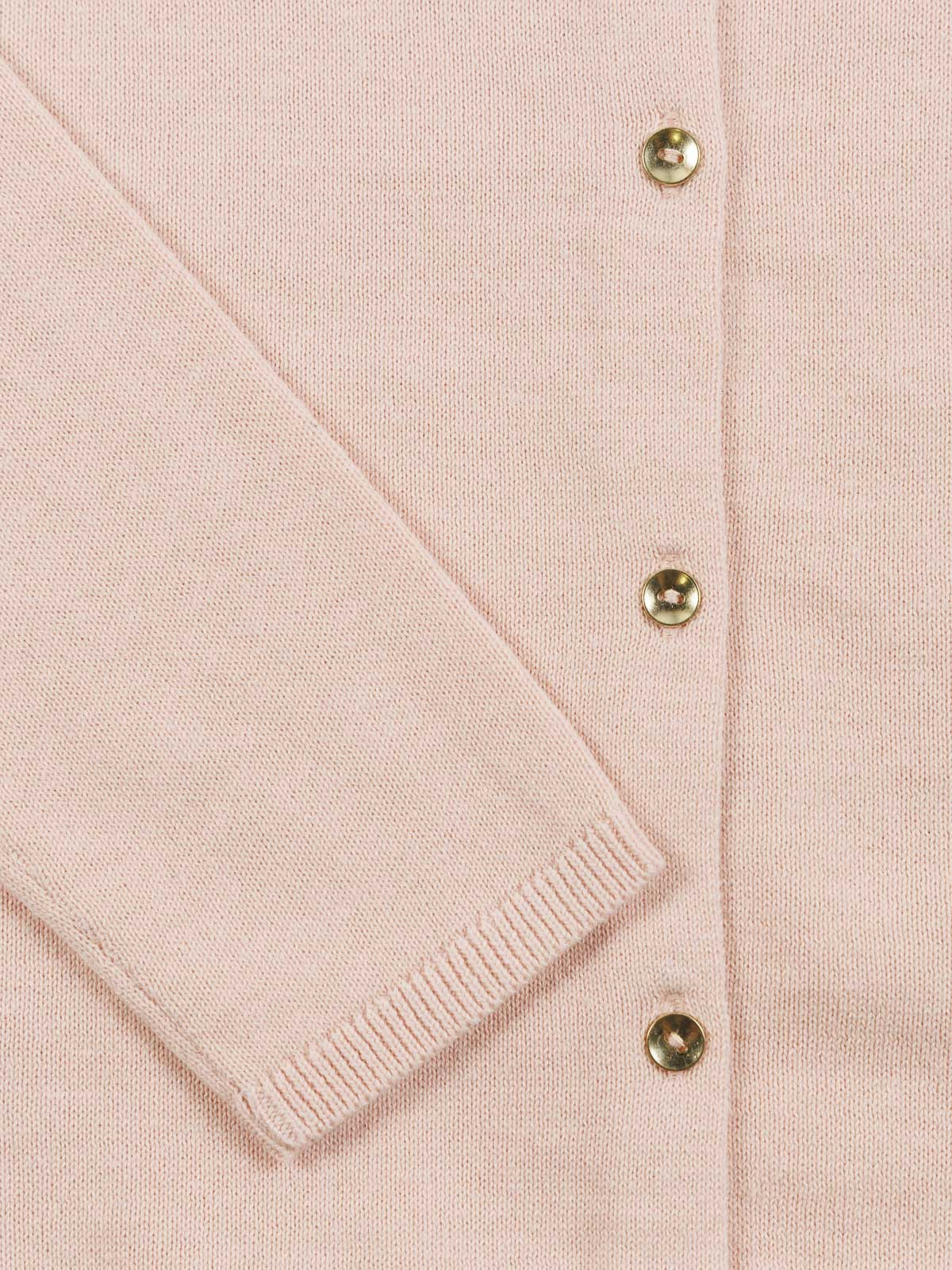 Gilet rose baroque uni fille (3-12A) Gilet rose baroque uni fille (3-12A)