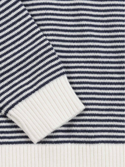 Pull rayé marine garçon...