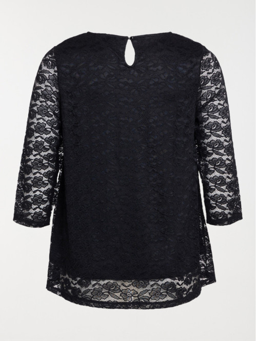 Tee-shirt dentelle grande...