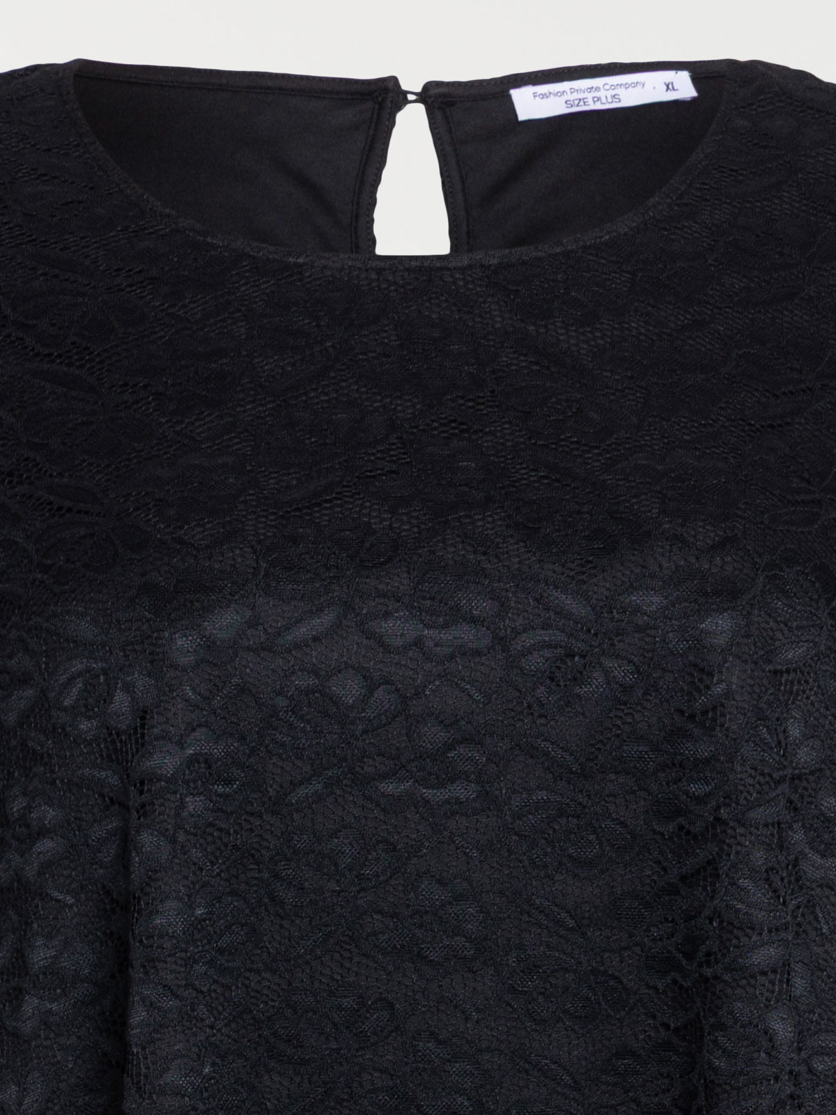 Tee-shirt dentelle grande taille femme