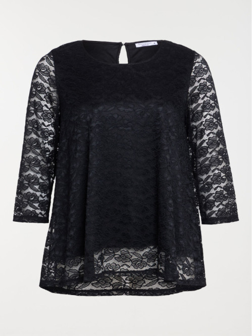 Tee-shirt dentelle grande...
