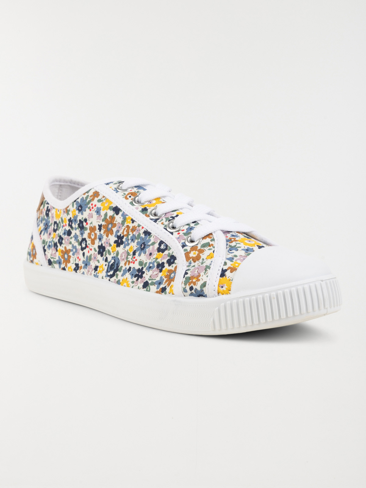 Tennis bleues motif floral femme (36-41) Tennis bleues motif floral femme (36-41)