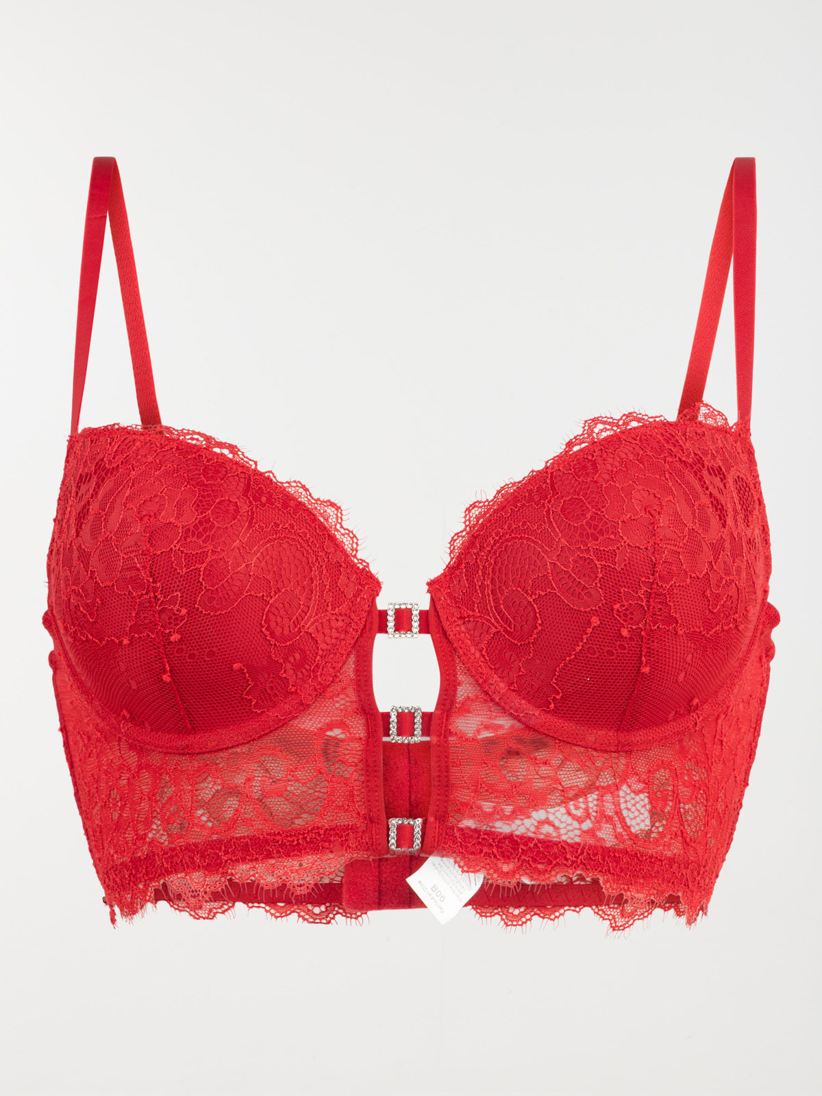 Bustier dentelle rouge femme (85B-95E)