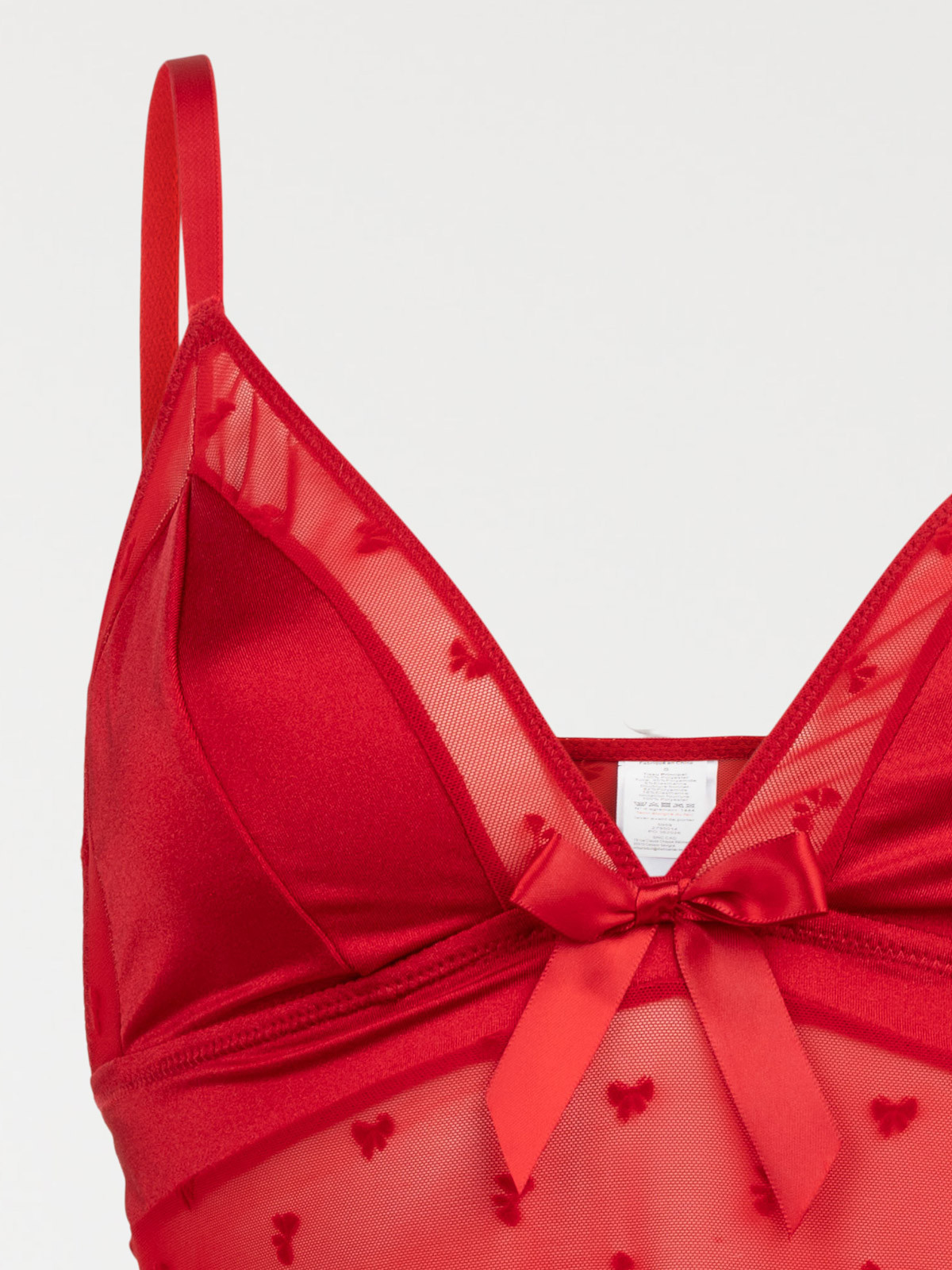 Nuisette rouge séduction femme (S-XL)