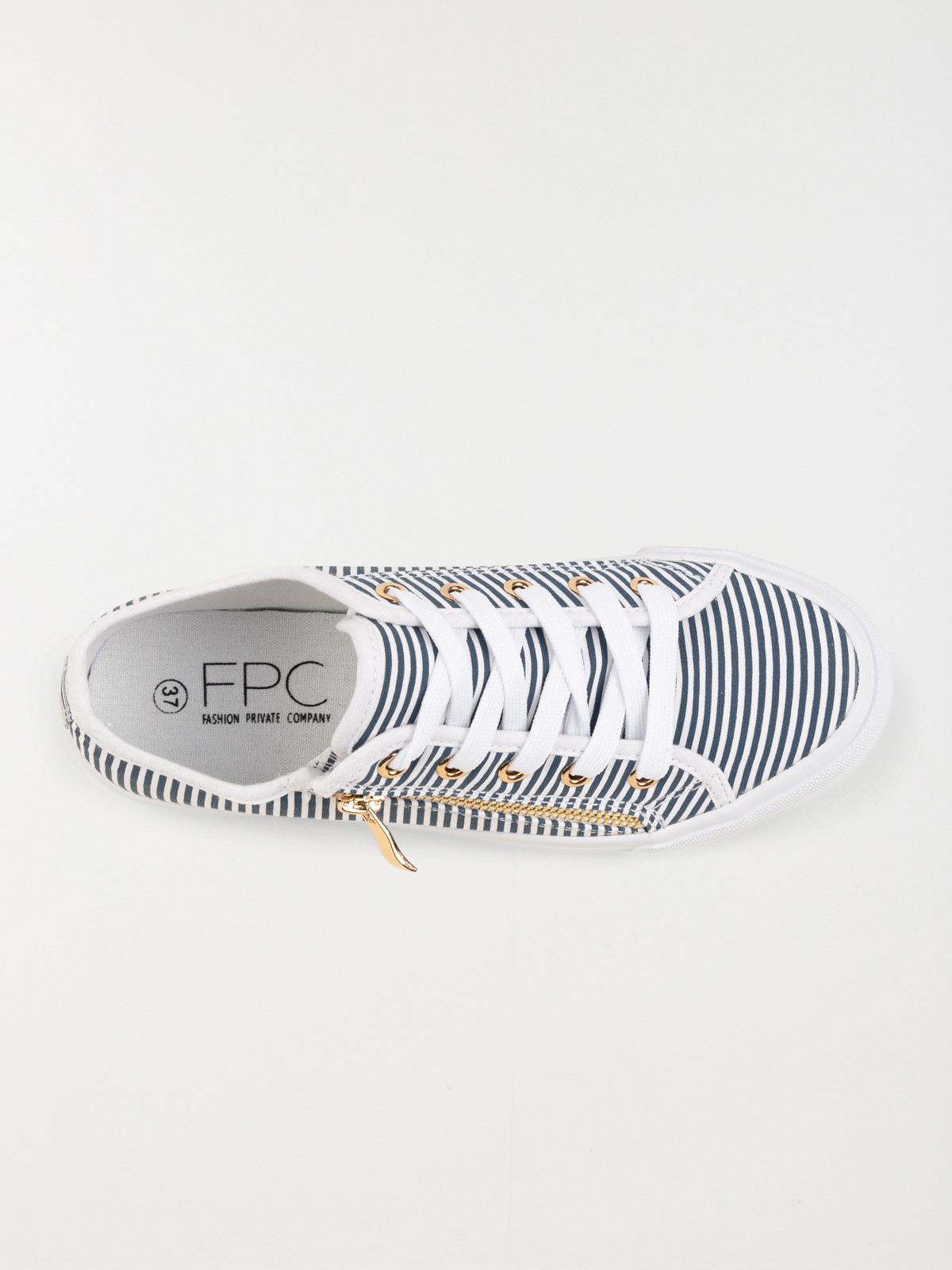 Chaussure toile rayée femme (36-41)