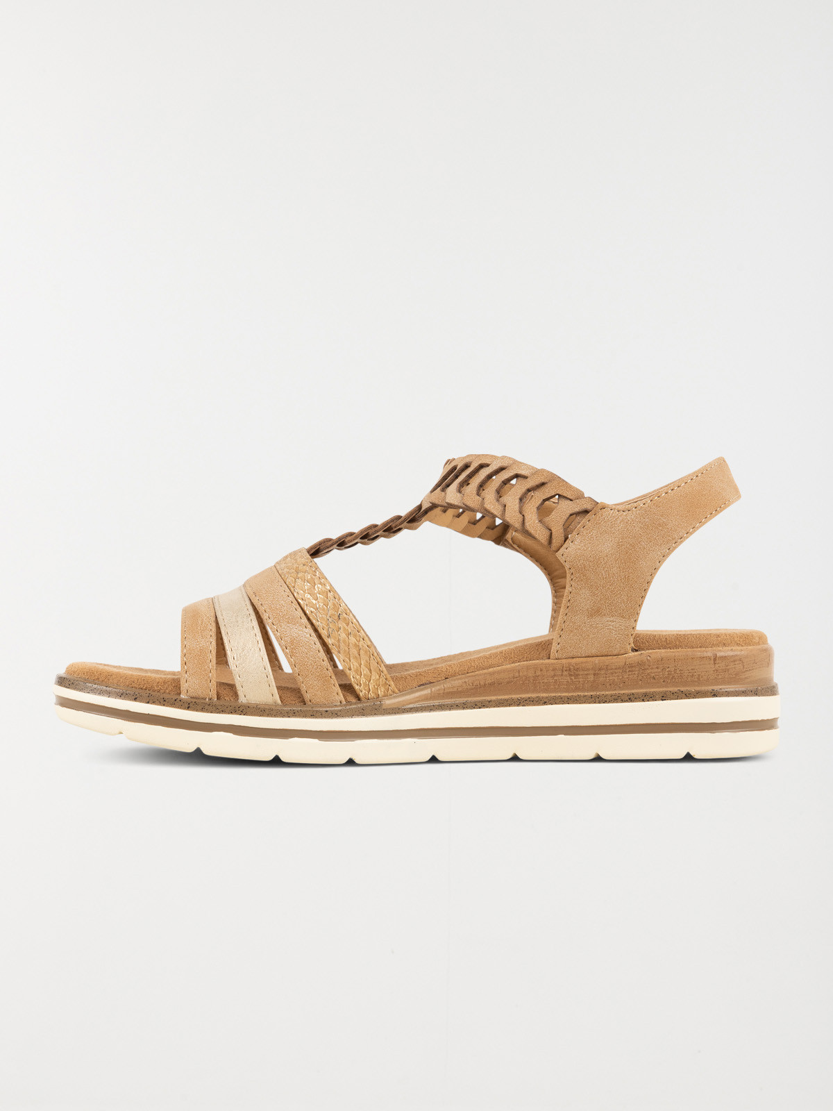 Sandale semelle confort femme (36-41) Sandale semelle confort femme (36-41)