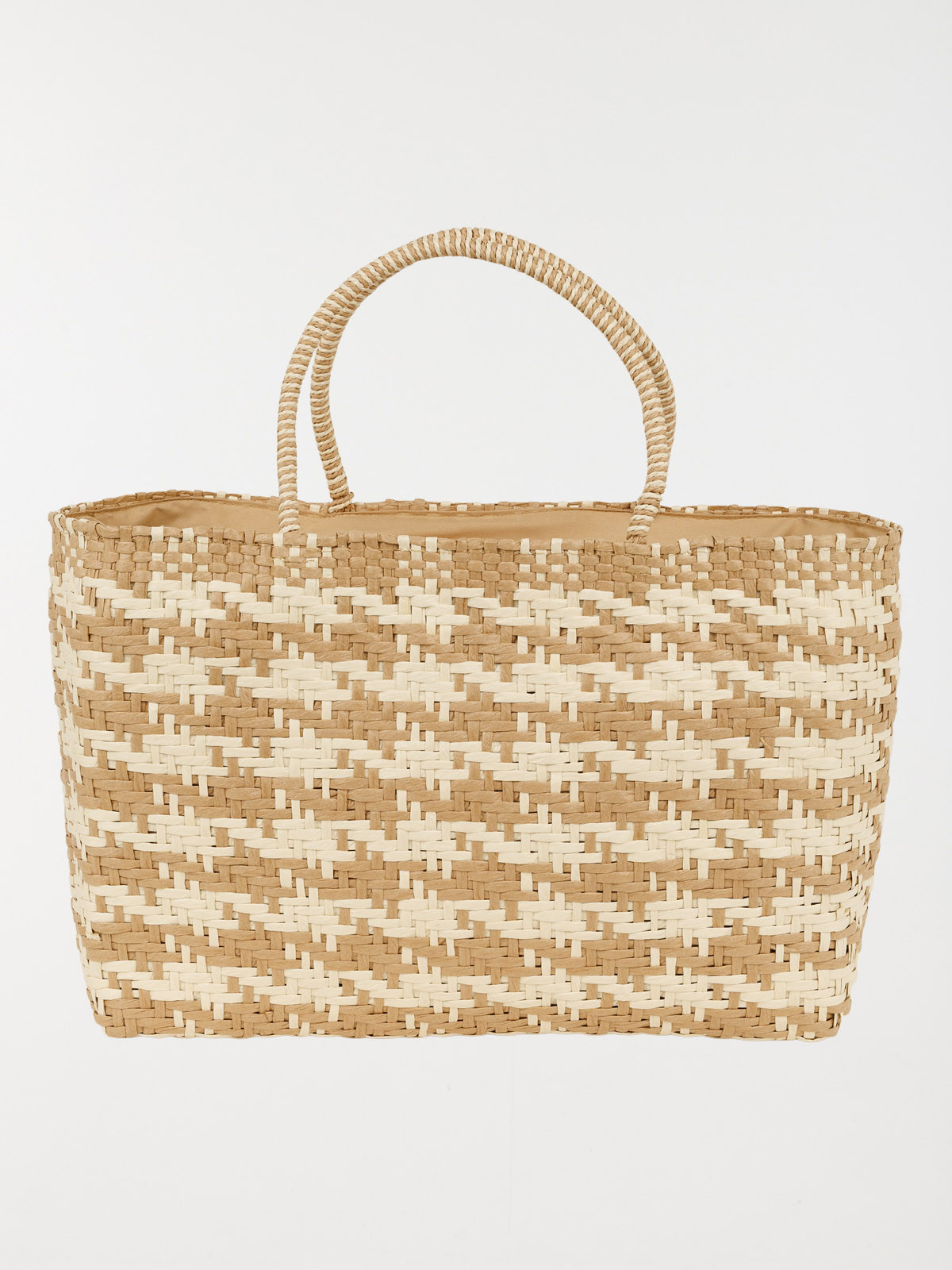 Sac à main motif pied-de-poule femme