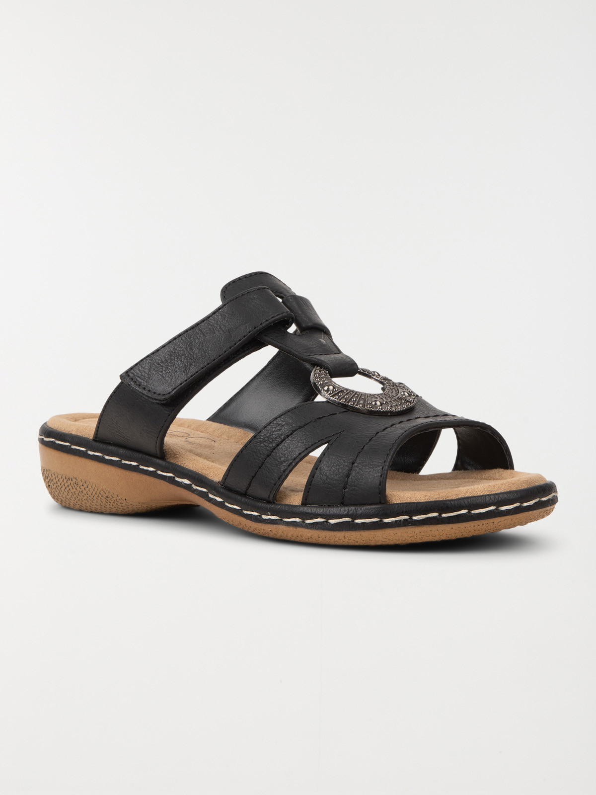 Mules confort femme noir (37-42)