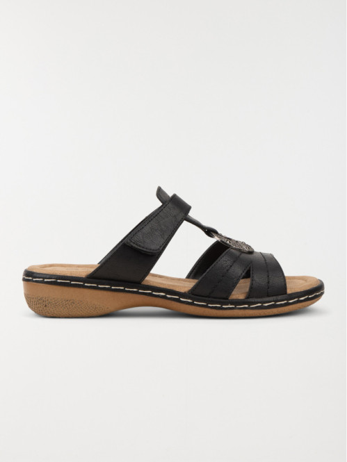 Mules confort femme noir (37-42)