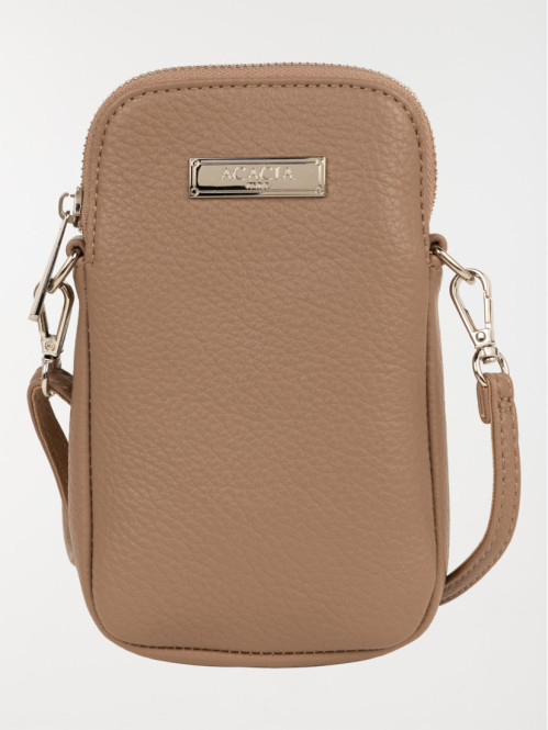 Pochette femme à bandoulière amovible