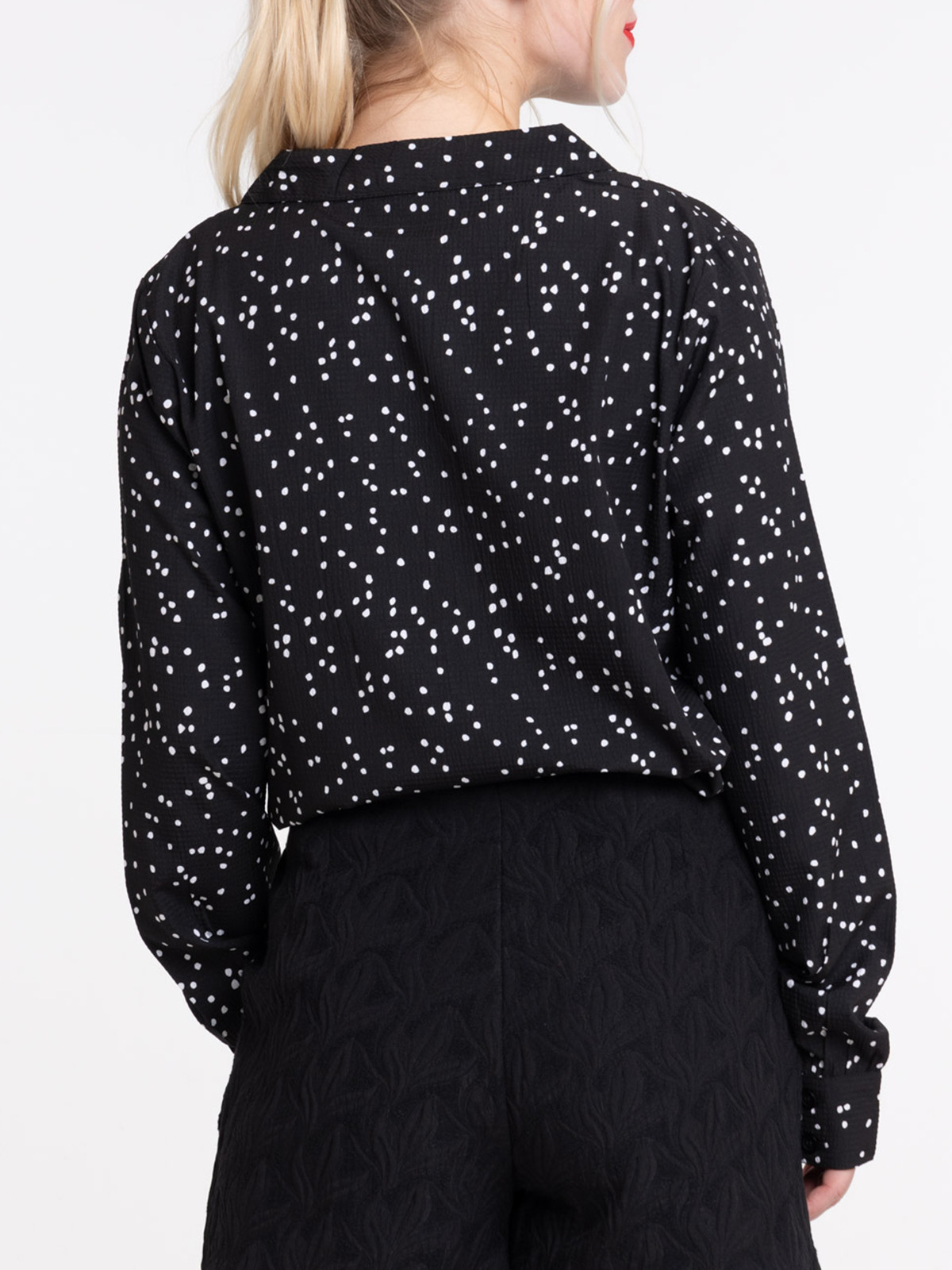 Chemise col pyjama femme