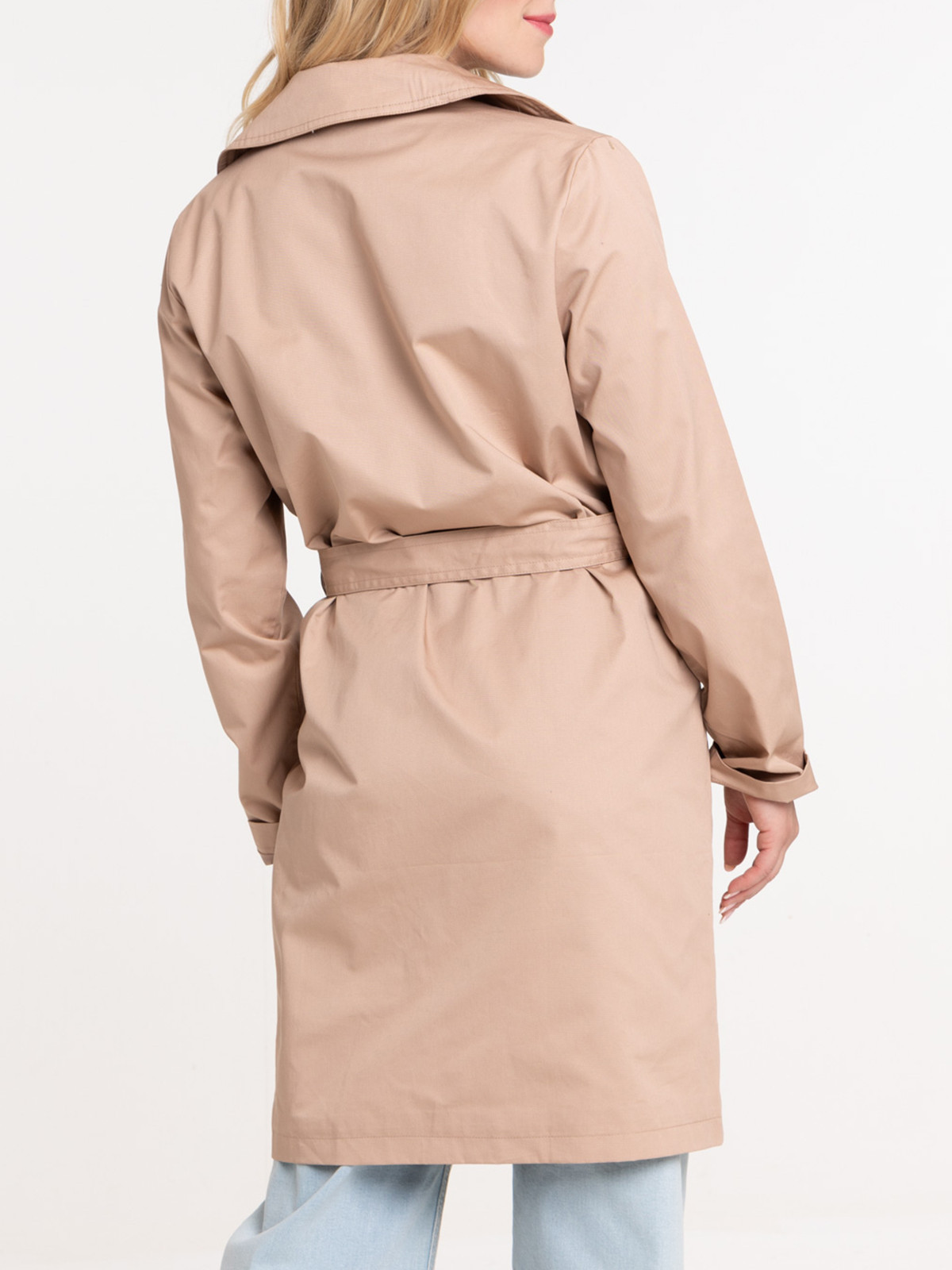 Trench coloris sarrasin femme
