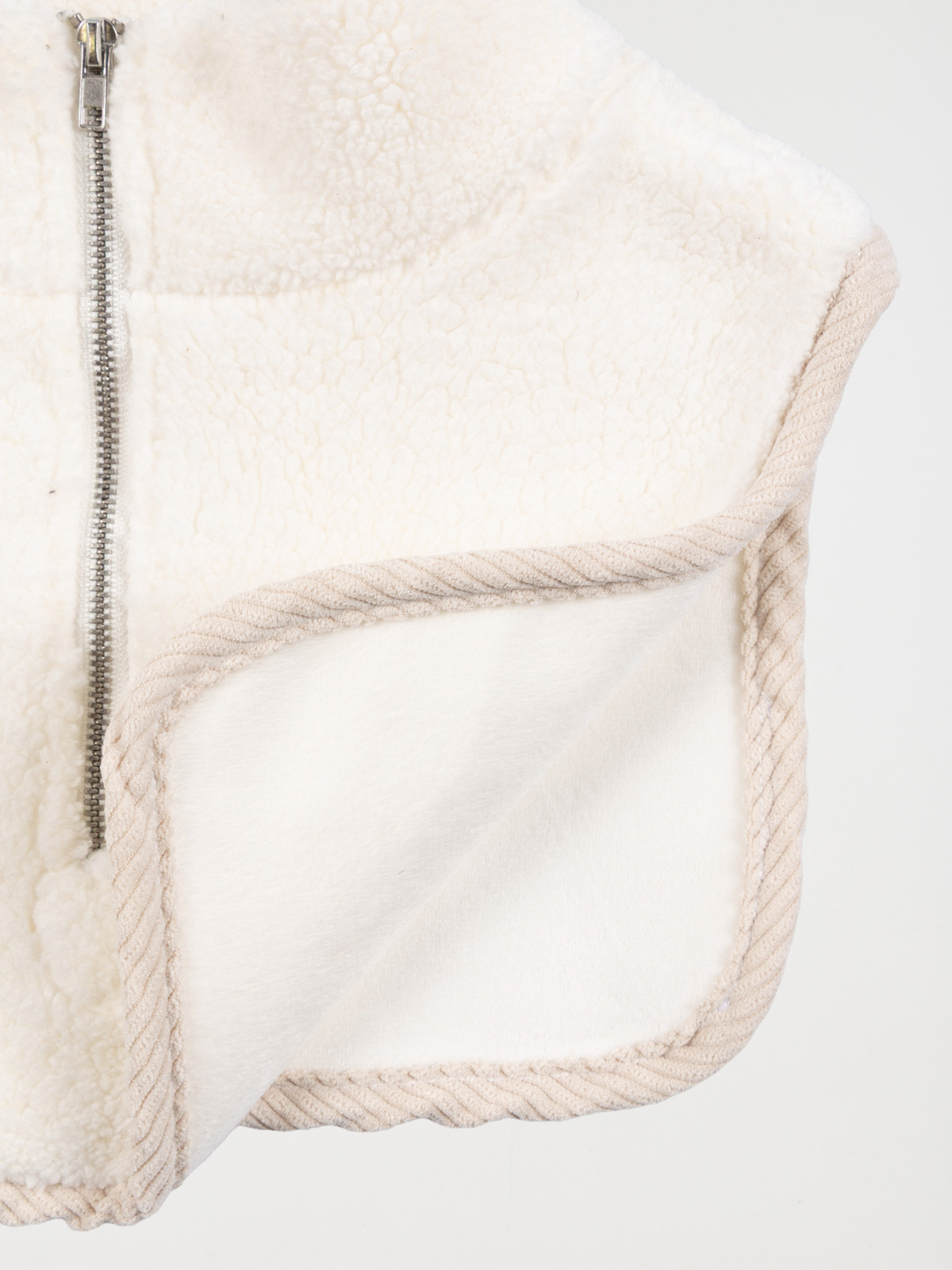 Snood plastron col montant zippé enfant