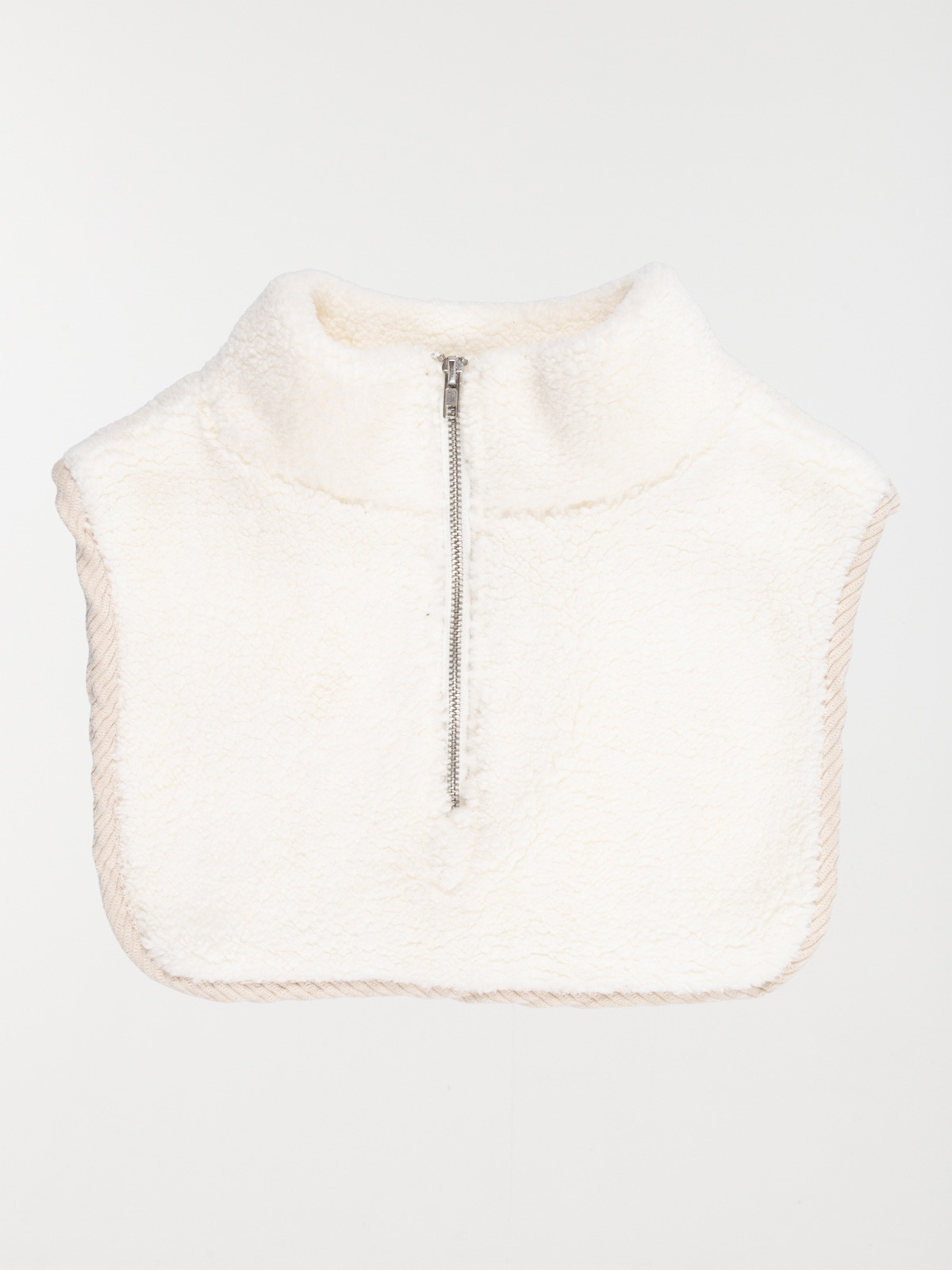 Snood plastron col montant zippé enfant