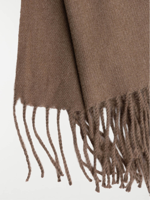 Echarpe coloris moka homme