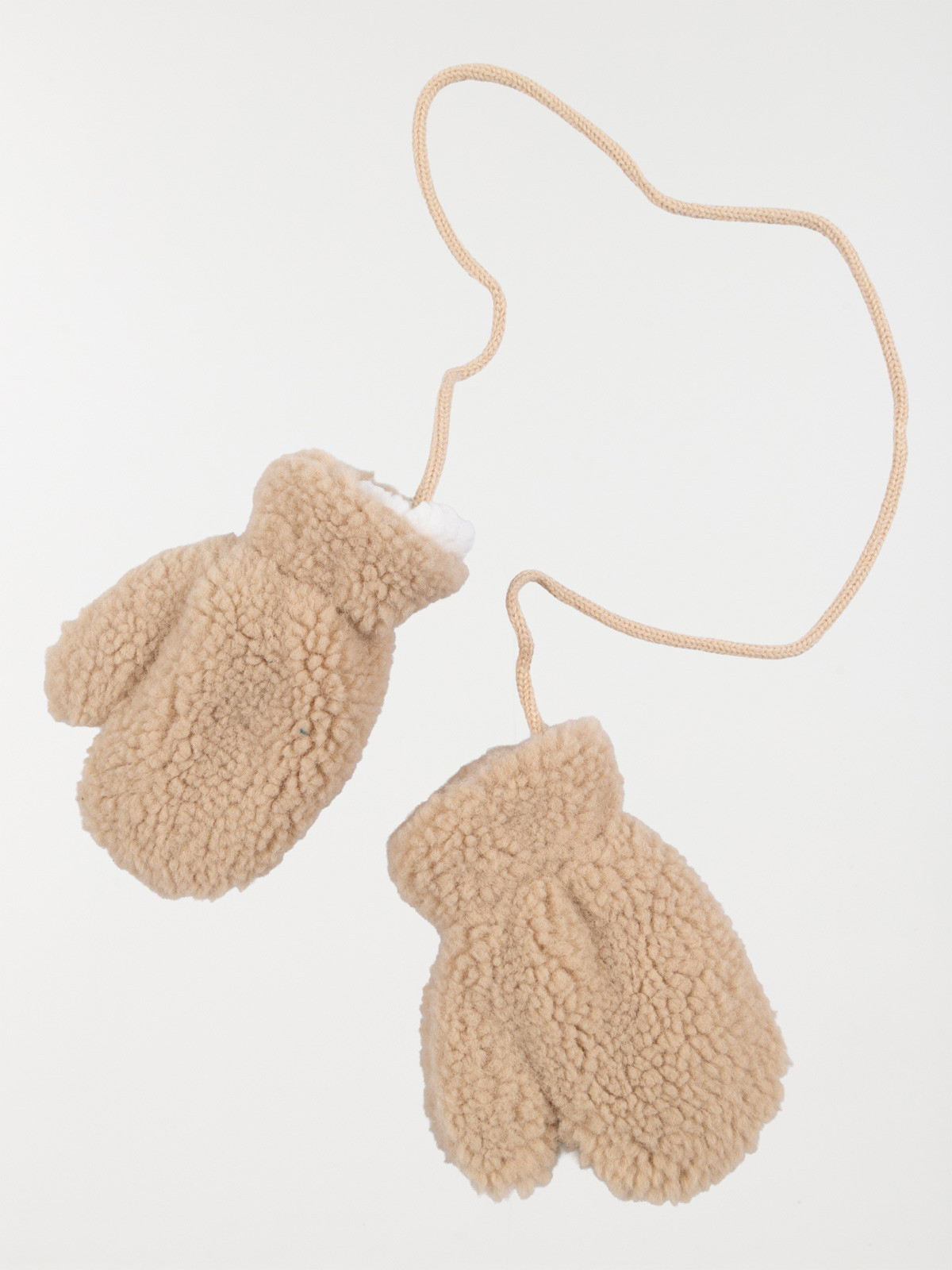 Moufles coloris beige bébé Moufles coloris beige bébé