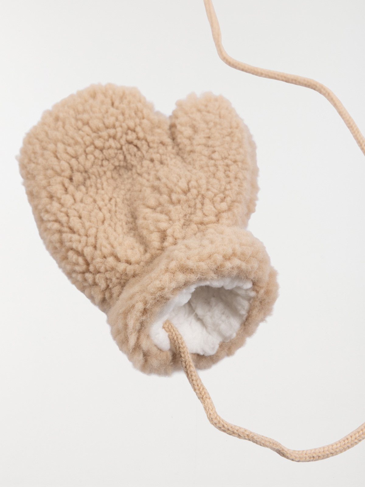 Moufles coloris beige bébé Moufles coloris beige bébé