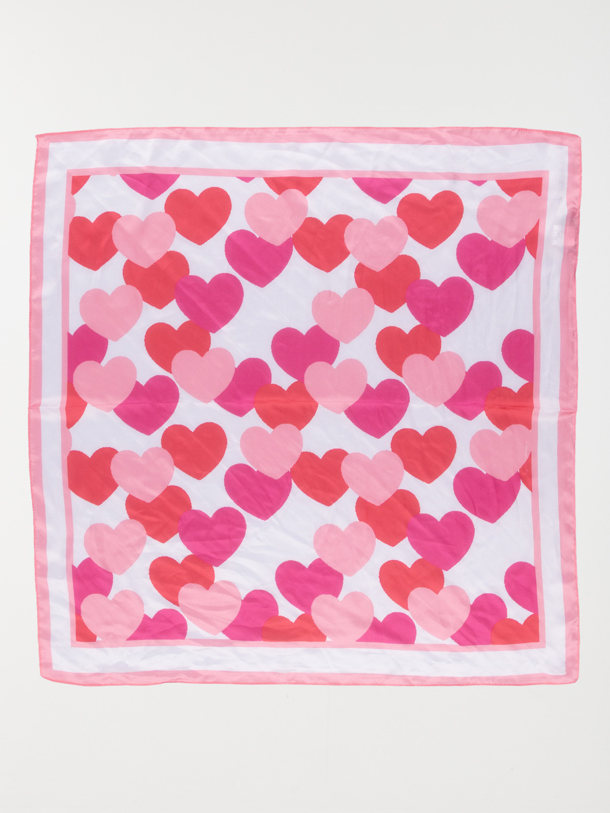 Foulard coeur octobre rose femme