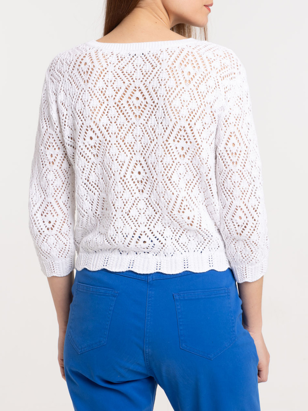 Pull blanc femme