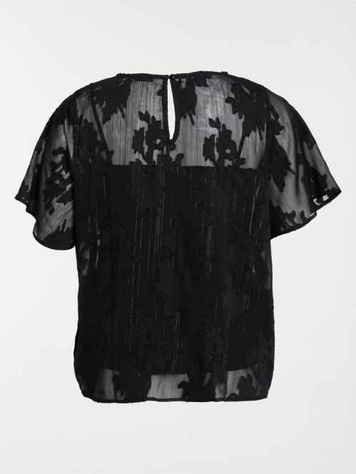 Blouse voile grande taille...