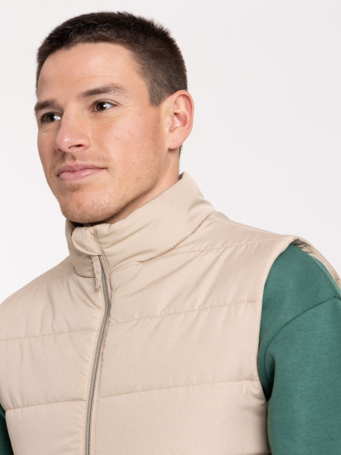 Blouson sans manches sable...