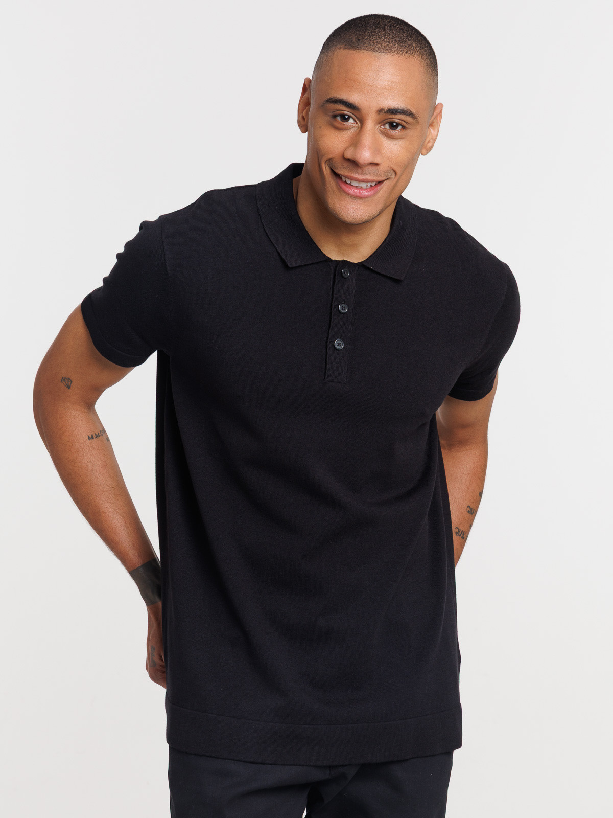 Polo noir homme Polo noir homme