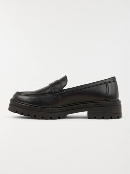 Mocassin coloris noir femme (36-41)