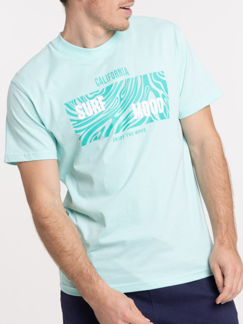 Tee-shirt imprimé miami blue homme Tee-shirt imprimé miami blue homme